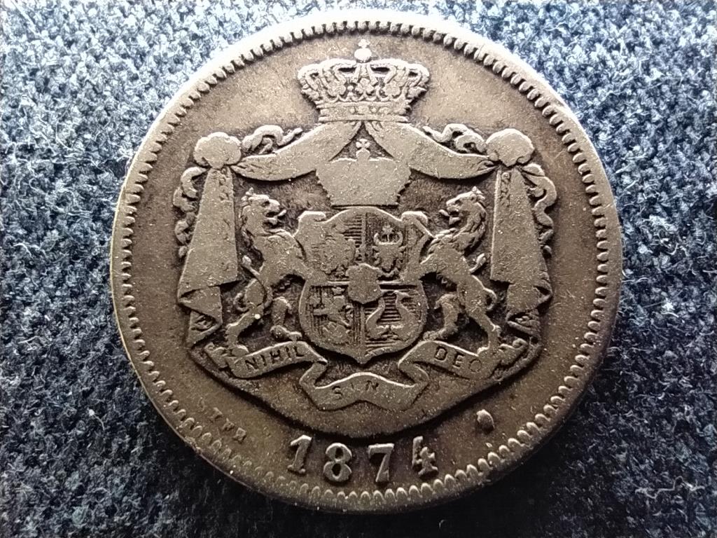 Rom&aacute;nia I. K&aacute;roly (1866-1914) .835 ez&uuml;st 1 Lej