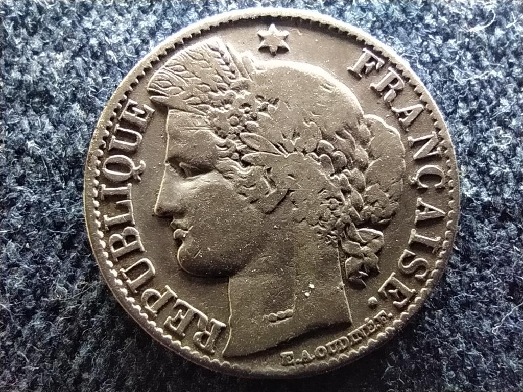 Franciaorsz&aacute;g Harmadik K&ouml;zt&aacute;rsas&aacute;g (1870-1940) .835 ez&uuml;st 50 Centimes
