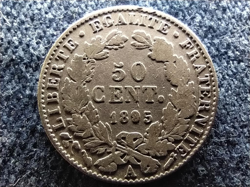Franciaorsz&aacute;g Harmadik K&ouml;zt&aacute;rsas&aacute;g (1870-1940) .835 ez&uuml;st 50 Centimes