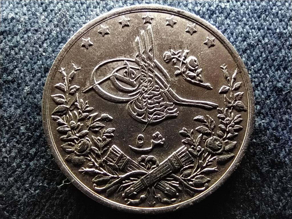 Egyiptom II. Abdul Hamid (1876-1909) .833 ez&uuml;st 10 Qirsh
