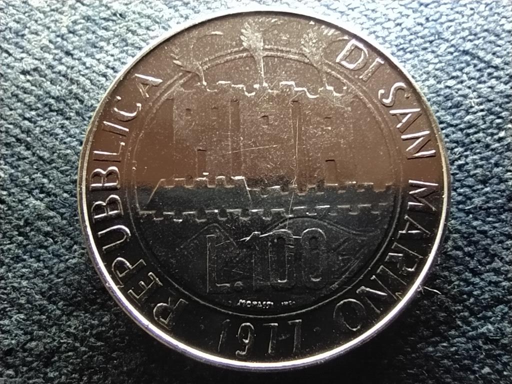 San Marino K&ouml;zt&aacute;rsas&aacute;g (1864-) 100 L&iacute;ra