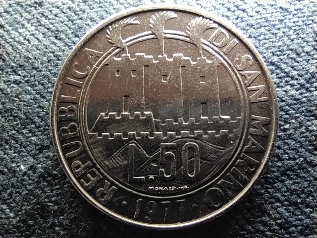 San Marino K&ouml;zt&aacute;rsas&aacute;g (1864-) 50 L&iacute;ra