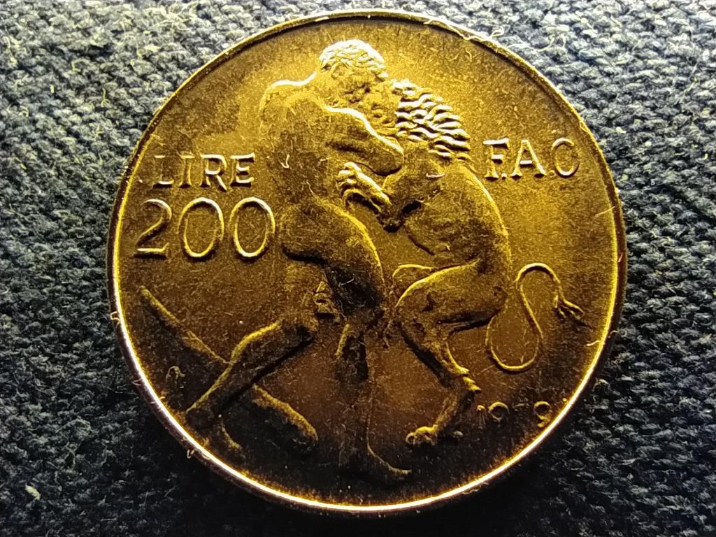 San Marino K&ouml;zt&aacute;rsas&aacute;g (1864-) FAO 200 L&iacute;ra