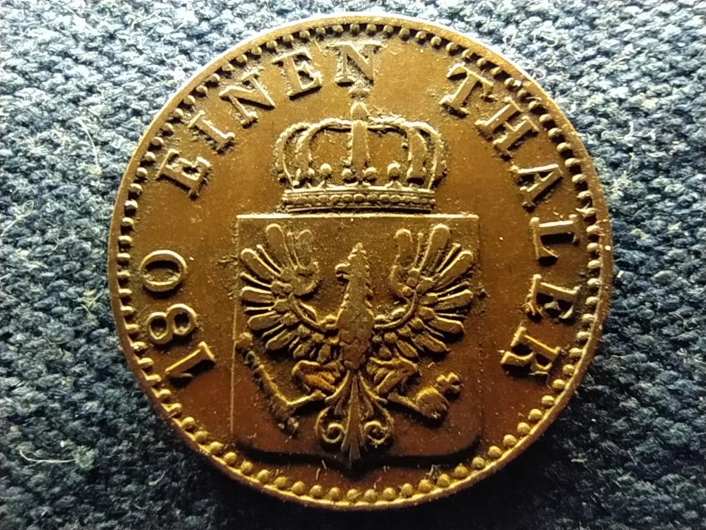 Poroszorsz&aacute;g I. Vilmos (1861-1888) 2 Pfenning
