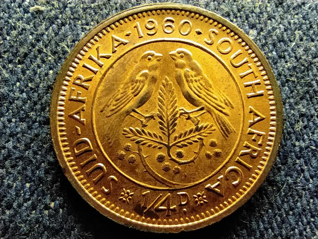 D&eacute;l-Afrikai K&ouml;zt&aacute;rsas&aacute;g II. Erzs&eacute;bet 1/4 Penny