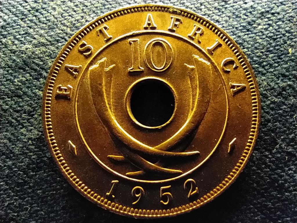 Brit-Kelet-Afrika VI. Gy&ouml;rgy (1936-1952) 10 cent