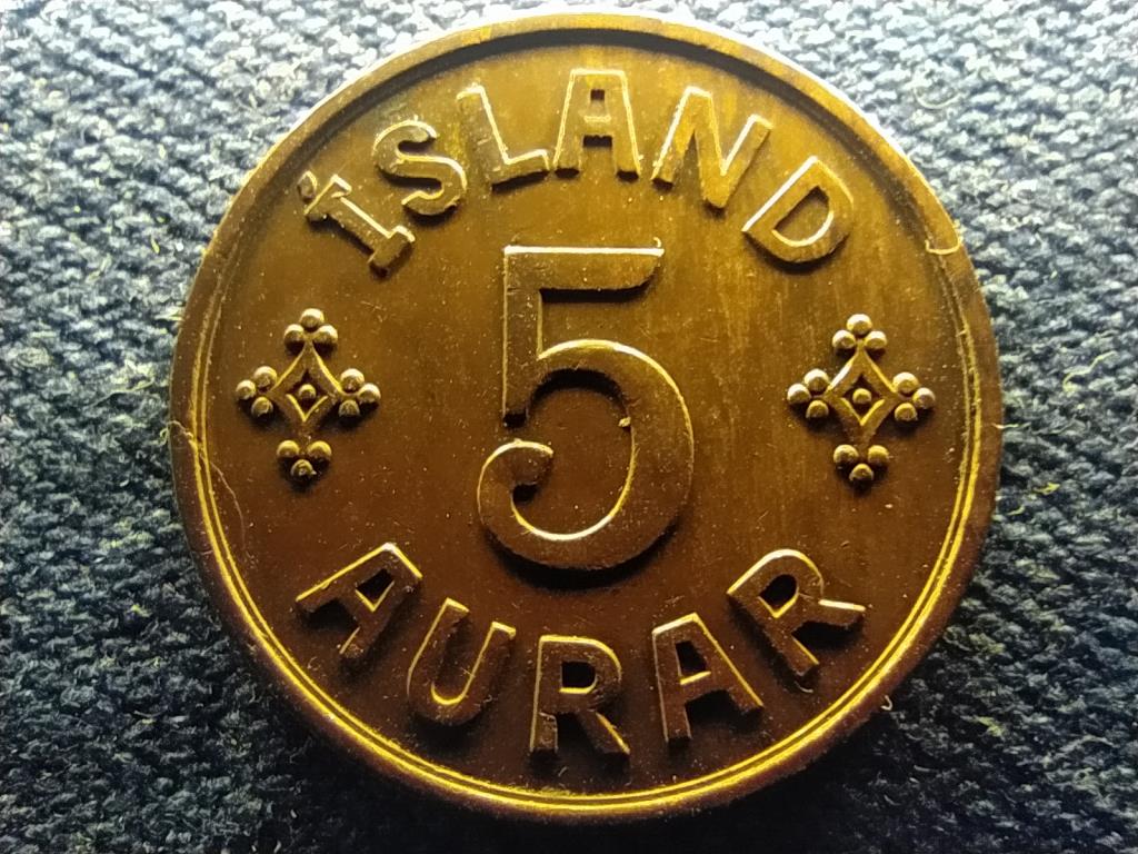 Izland X. Kereszt&eacute;ly (1918-1944) 5 aurar