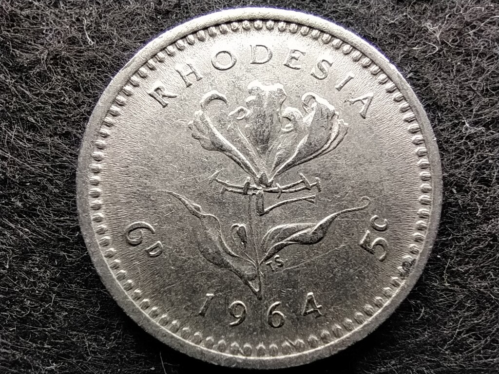 Zimbabwe II. Erzs&eacute;bet (1964-1970) 5 cent