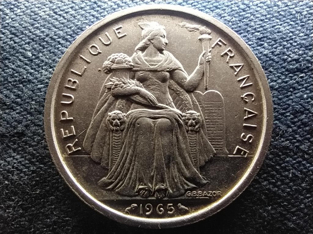 Francia Polin&eacute;zia Franciaorsz&aacute;g tengerent&uacute;li ter&uuml;lete (1946-1957) 5 frank
