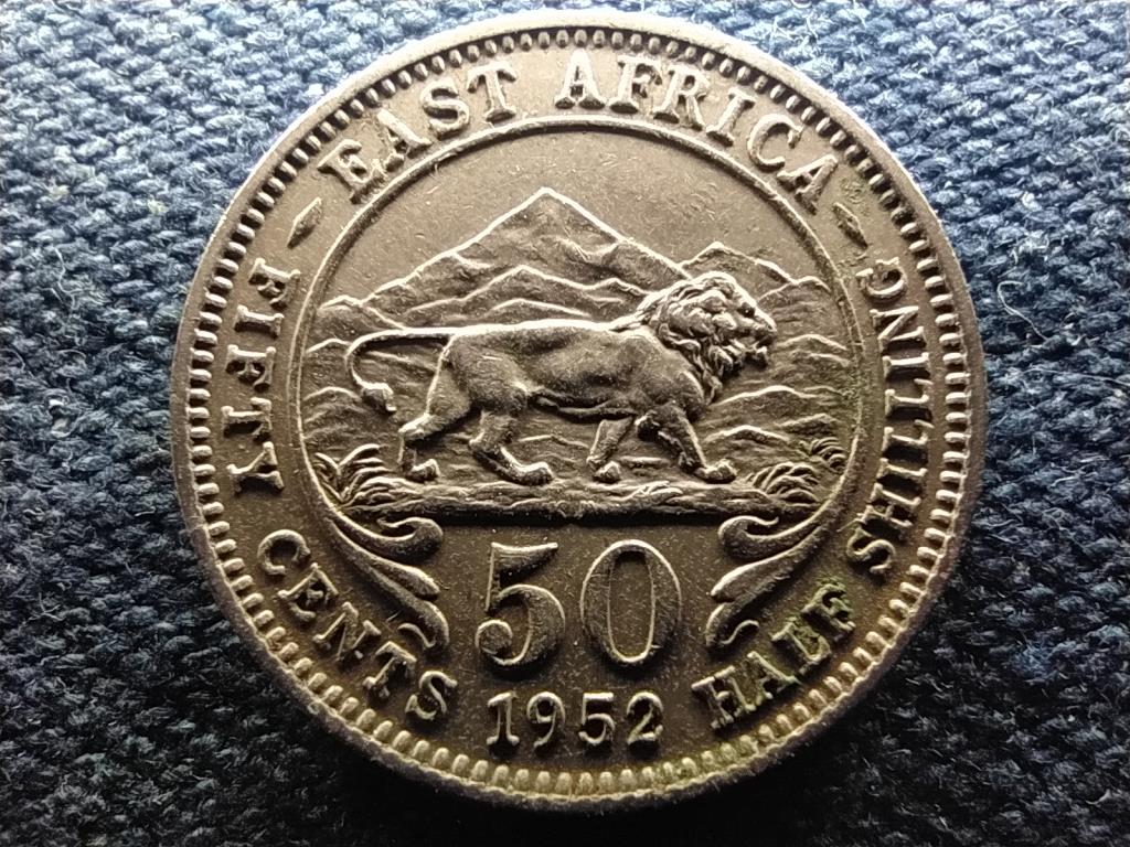 Brit-Kelet-Afrika VI. Gy&ouml;rgy (1936-1952) 50 cent