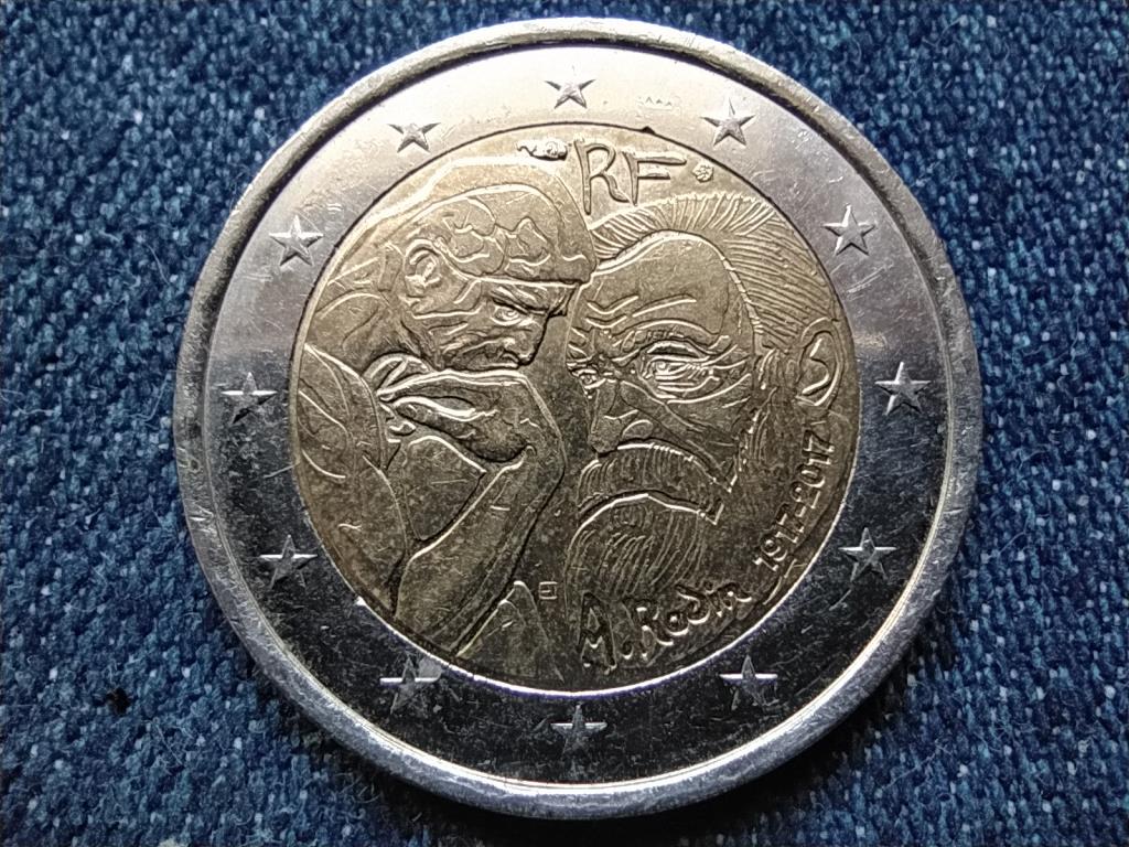 Franciaorsz&aacute;g Auguste Rodin hal&aacute;la 2 Euro