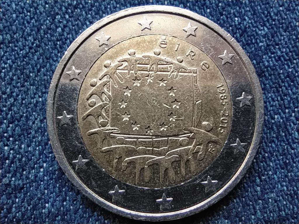 &Iacute;rorsz&aacute;g 30 &eacute;ves az Eur&oacute;pai Uni&oacute; z&aacute;szlaja 2 euro