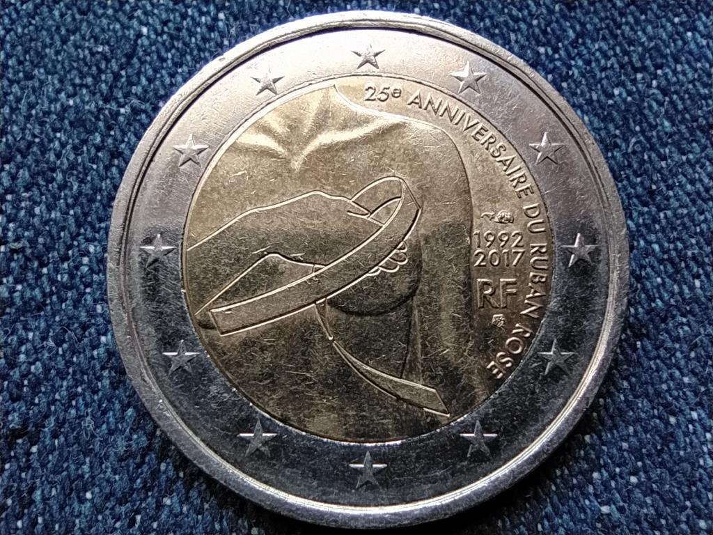 Franciaorsz&aacute;g R&oacute;zsasz&iacute;n szalag 2 Euro