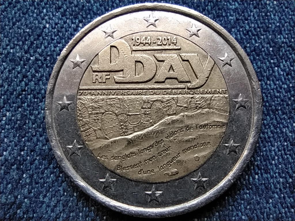 Franciaorsz&aacute;g A D-DAY 70. &eacute;vfordul&oacute;ja 2 Euro
