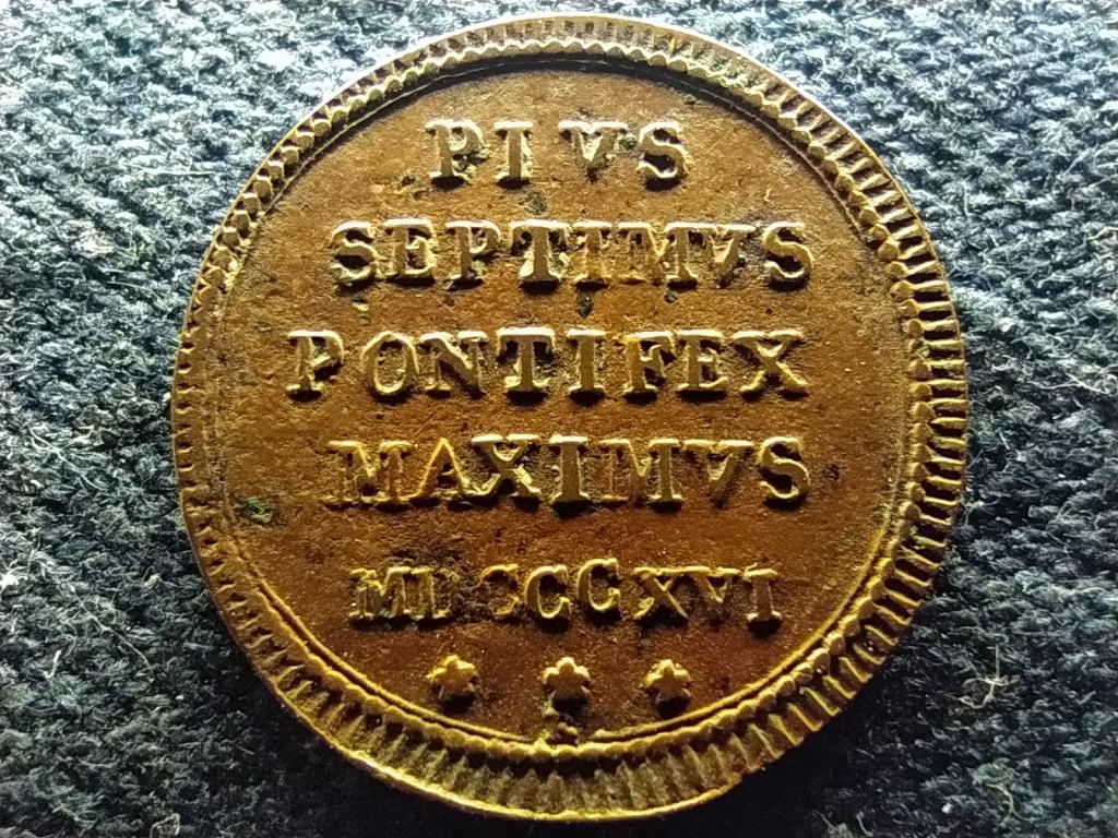 P&aacute;pai &aacute;llam VII. Pius 1 Quattrino