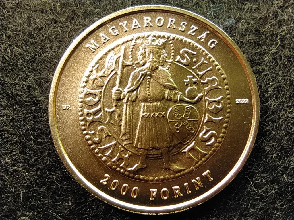 Hunyadi J&aacute;nos aranyforintja 2000 Forint