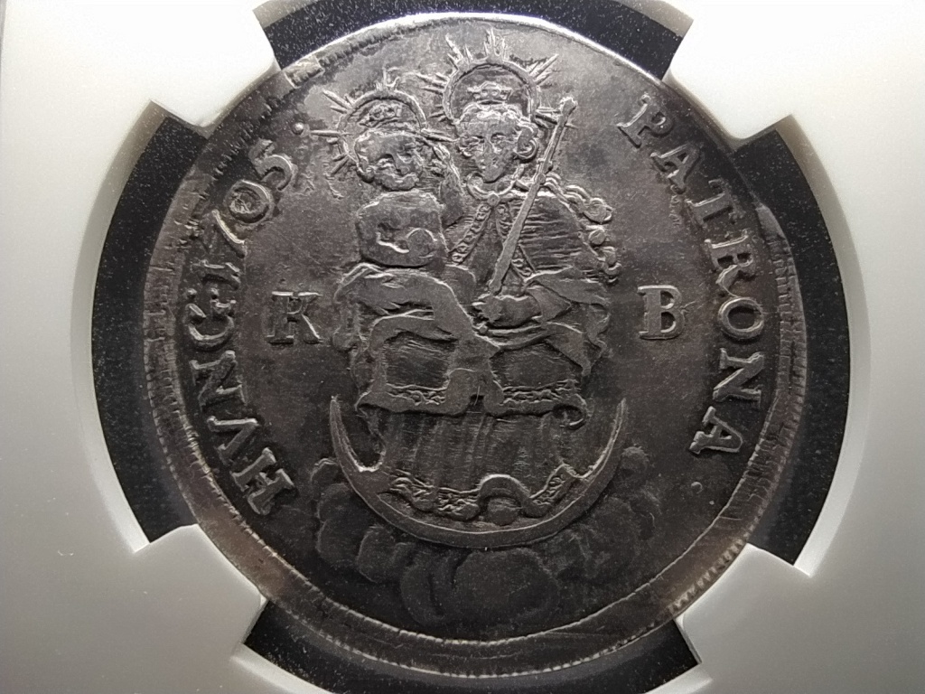Erd&eacute;lyi Fejedelems&eacute;g II. R&aacute;k&oacute;czi Ferenc (1704-1711) ez&uuml;st 1/2 Tall&eacute;r
