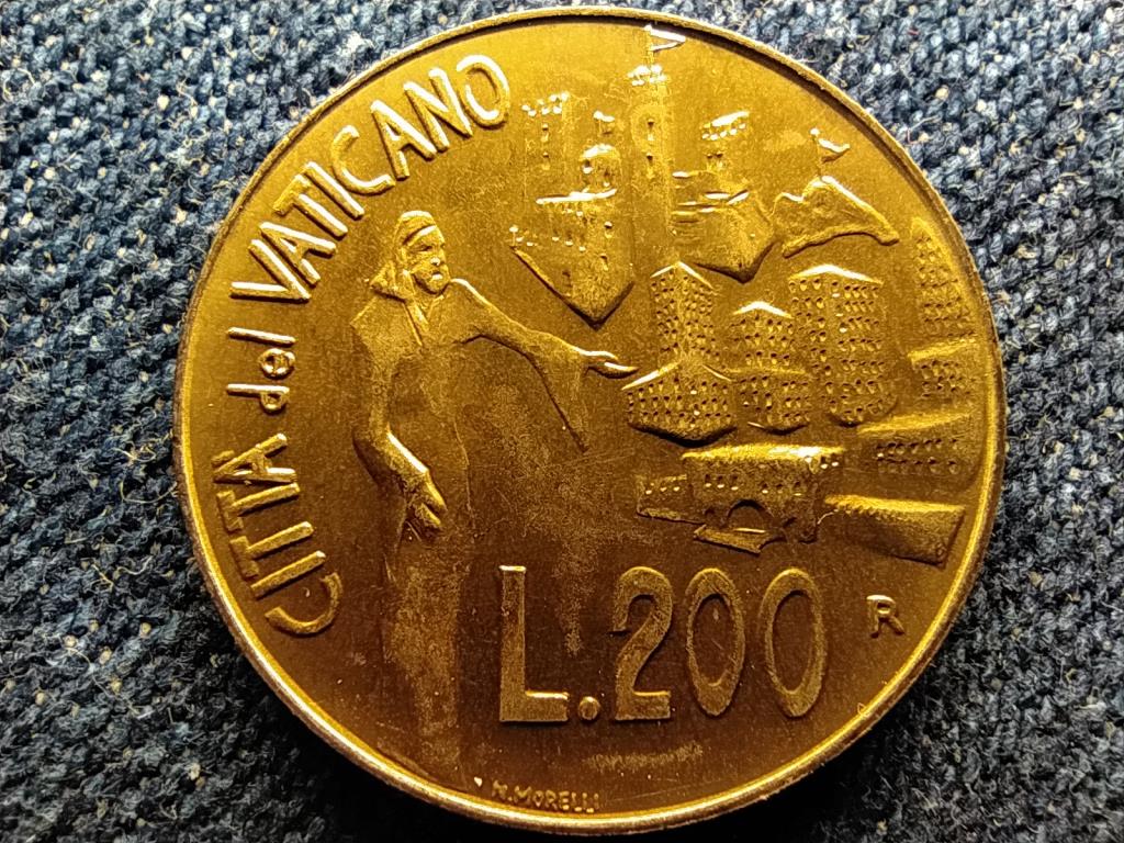 Vatik&aacute;n II. J&aacute;nos P&aacute;l 200 l&iacute;ra