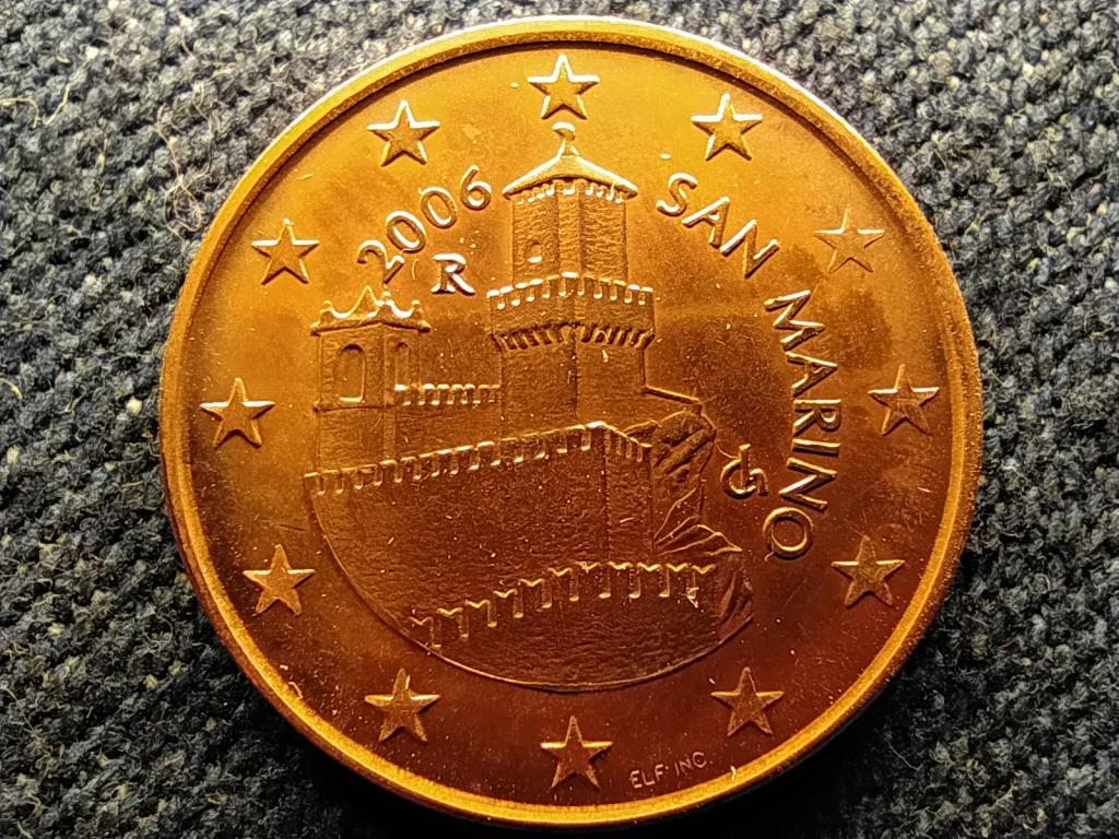 San Marino K&ouml;zt&aacute;rsas&aacute;g (1864-) 5 euro cent