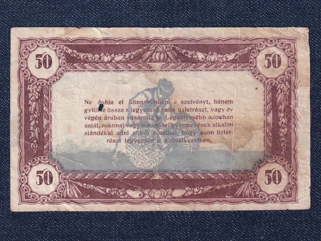V&aacute;s&aacute;rl&aacute;si visszat&eacute;r&iacute;t&eacute;s 50 Korona bankjegy