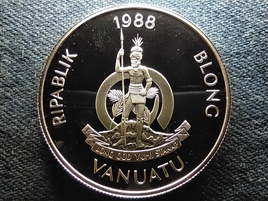 Vanuatu XXIV Ny&aacute;ri Olimpia 1988 Sz&ouml;ul .925 ez&uuml;st 50 vatu