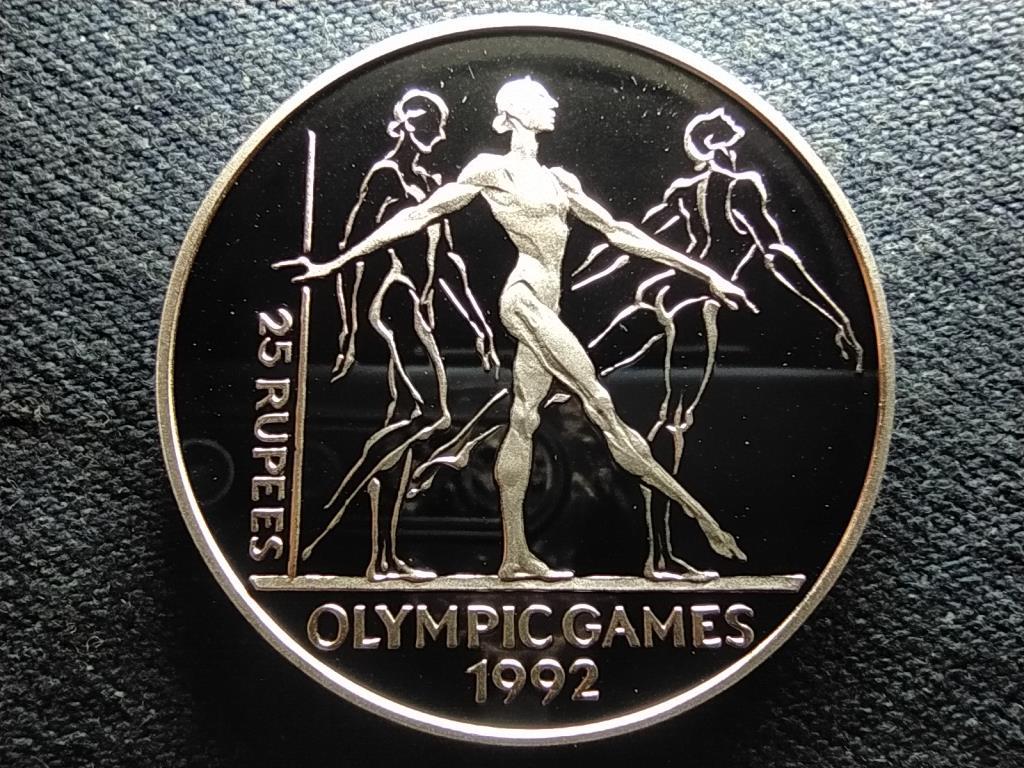 Seychelle-szigetek Ny&aacute;ri Olimpia 1992 Barcelona Gimnasztika .925 ez&uuml;st 25 r&uacute;pia