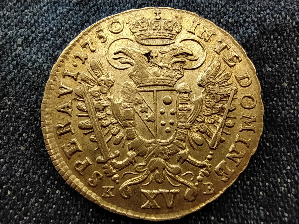 N&eacute;met-R&oacute;mai Birodalom Franz I. cs&aacute;sz&aacute;r (1745-1765) .563 ez&uuml;st 15 krajc&aacute;r