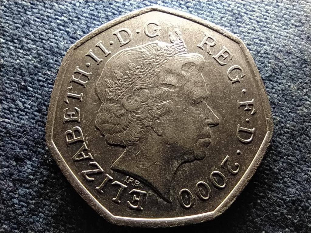 Anglia K&ouml;zk&ouml;nyvt&aacute;ri rendszer 50 Pence