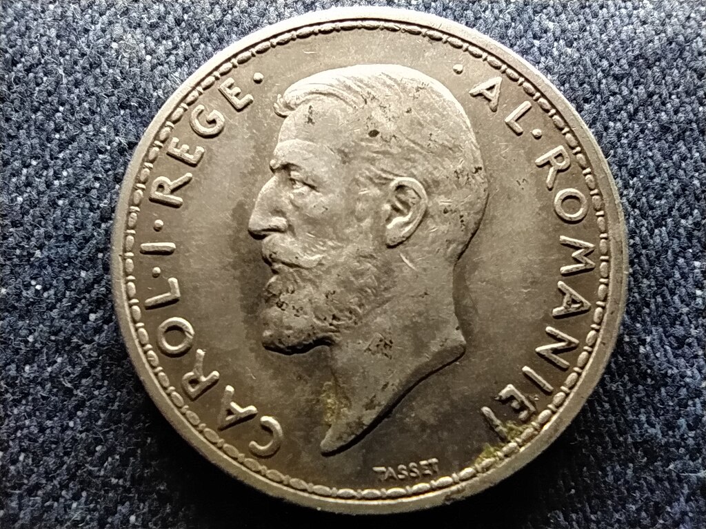 Rom&aacute;nia I. K&aacute;roly (1866-1914) .835 ez&uuml;st 2 Lej