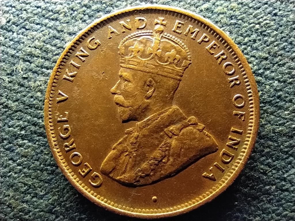Sri Lanka V. Gy&ouml;rgy (1910-1936) 1 cent