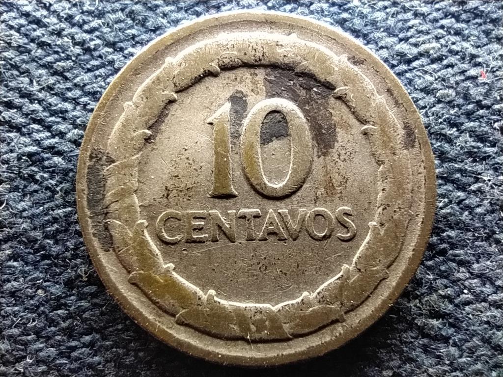 Kolumbia K&ouml;zt&aacute;rsas&aacute;g (1886- ) .500 ez&uuml;st 10 centavo
