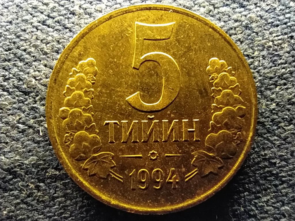 &Uuml;zbegiszt&aacute;n K&ouml;zt&aacute;rsas&aacute;g (1991- ) 5 tiyin
