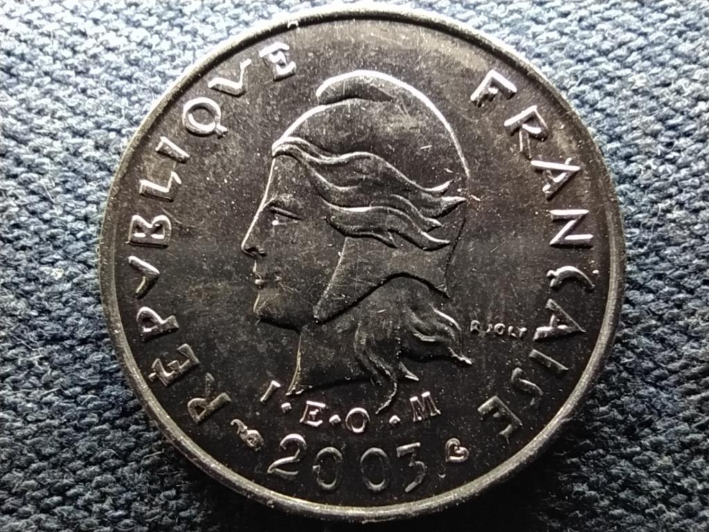 &Uacute;j-Kaled&oacute;nia Francia tengerent&uacute;li ter&uuml;let (1946-t&oacute;l) 10 frank