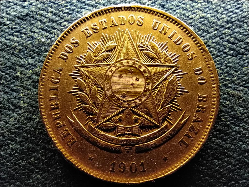 Braz&iacute;lia Braz&iacute;liai Egyes&uuml;lt &Aacute;llamok K&ouml;zt&aacute;rsas&aacute;g (1889-1967) 20 reis