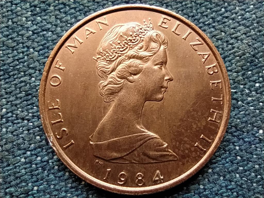Man-sziget II. Erzs&eacute;bet 1 penny