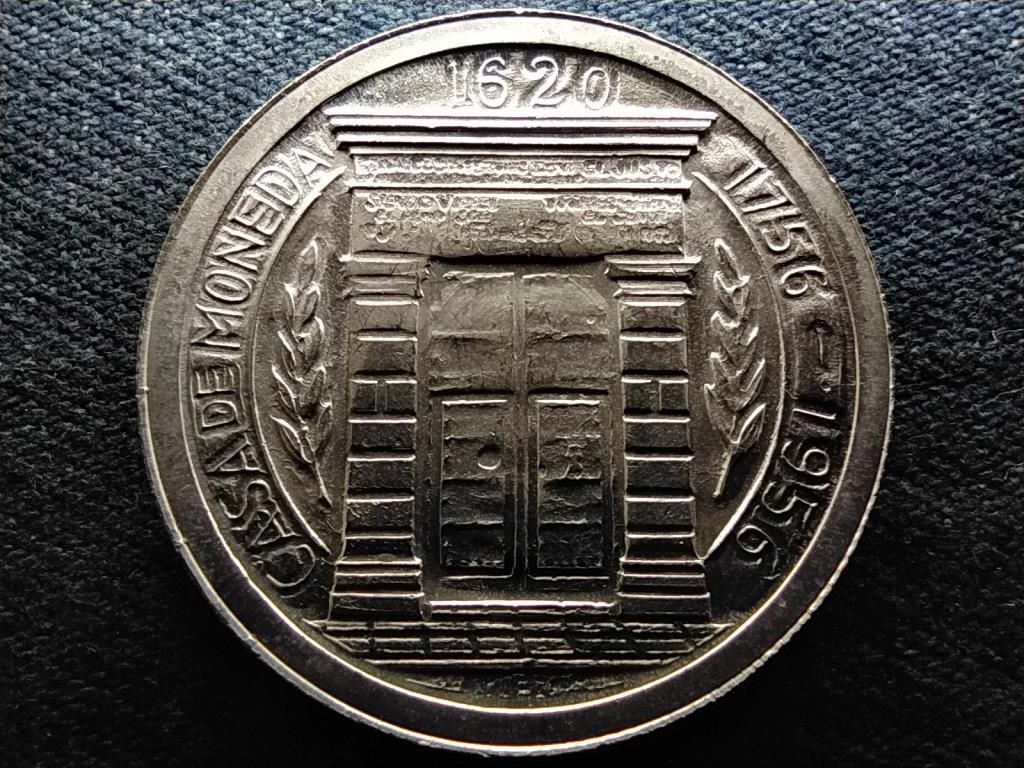 Kolumbia Popayan Mint 200. &eacute;vfordul&oacute;ja .900 ez&uuml;st 1 Pez&oacute;
