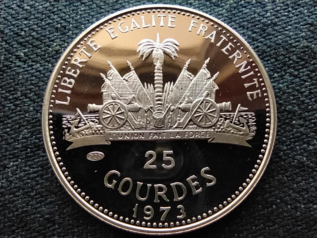 Haiti Kolombusz Krist&oacute;f .925 ez&uuml;st 25 gourdes
