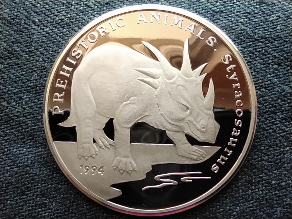 Afganiszt&aacute;n Styracosaurus .999 ez&uuml;st 500 afghani