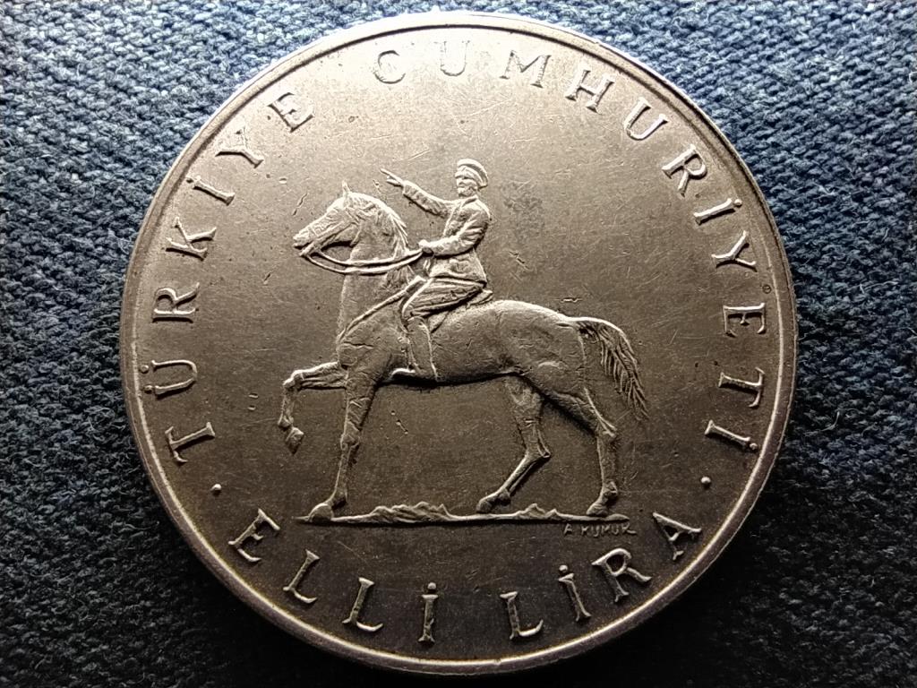 T&ouml;r&ouml;korsz&aacute;g Augusztusi győzelem .900 ez&uuml;st 50 L&iacute;ra