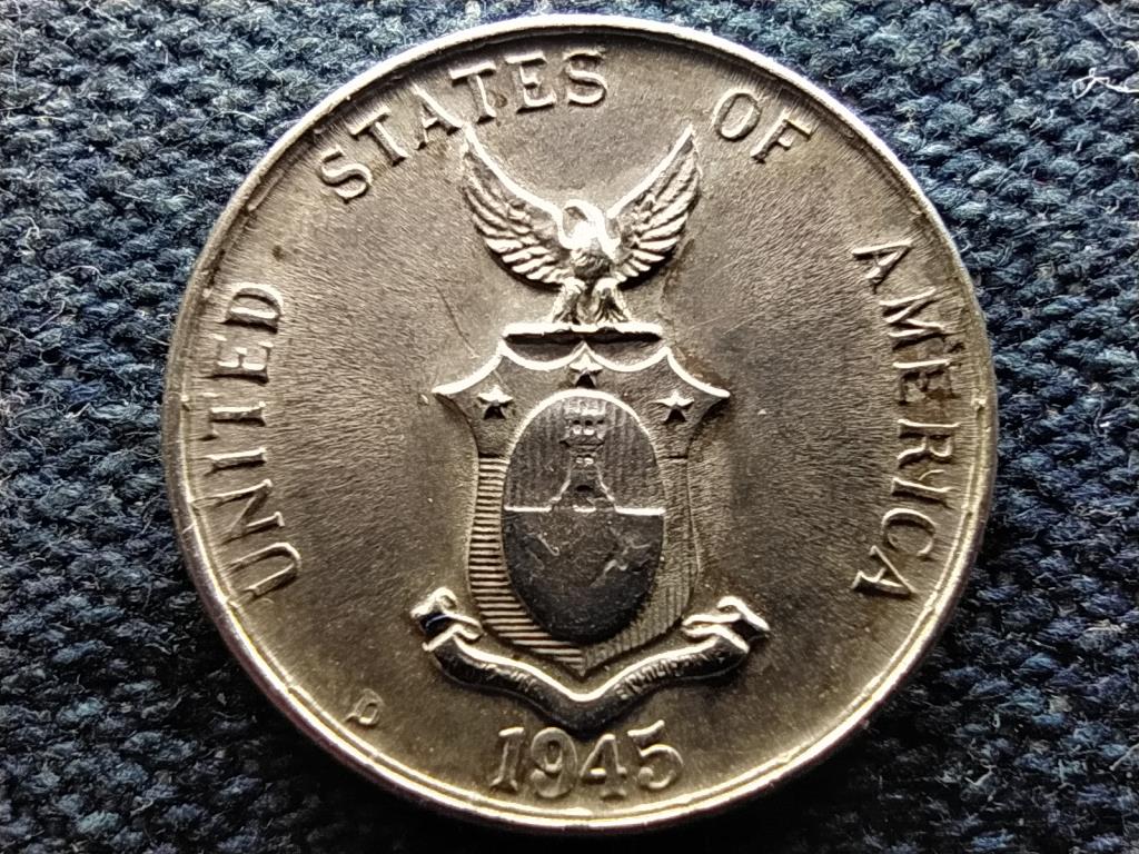 F&uuml;l&ouml;p-szigetek Nemzetk&ouml;z&ouml;ss&eacute;g (1935-1946) .750 ez&uuml;st 10 centavo