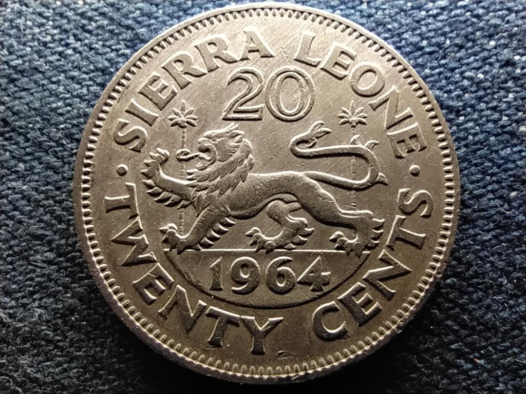 Sierra Leone Milton Margai (1961-1964) 20 cent