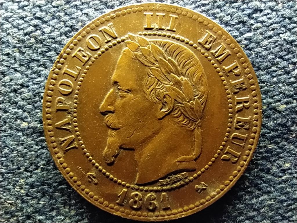 Franciaorsz&aacute;g III. Nap&oacute;leon (1852-1870) 2 Centimes