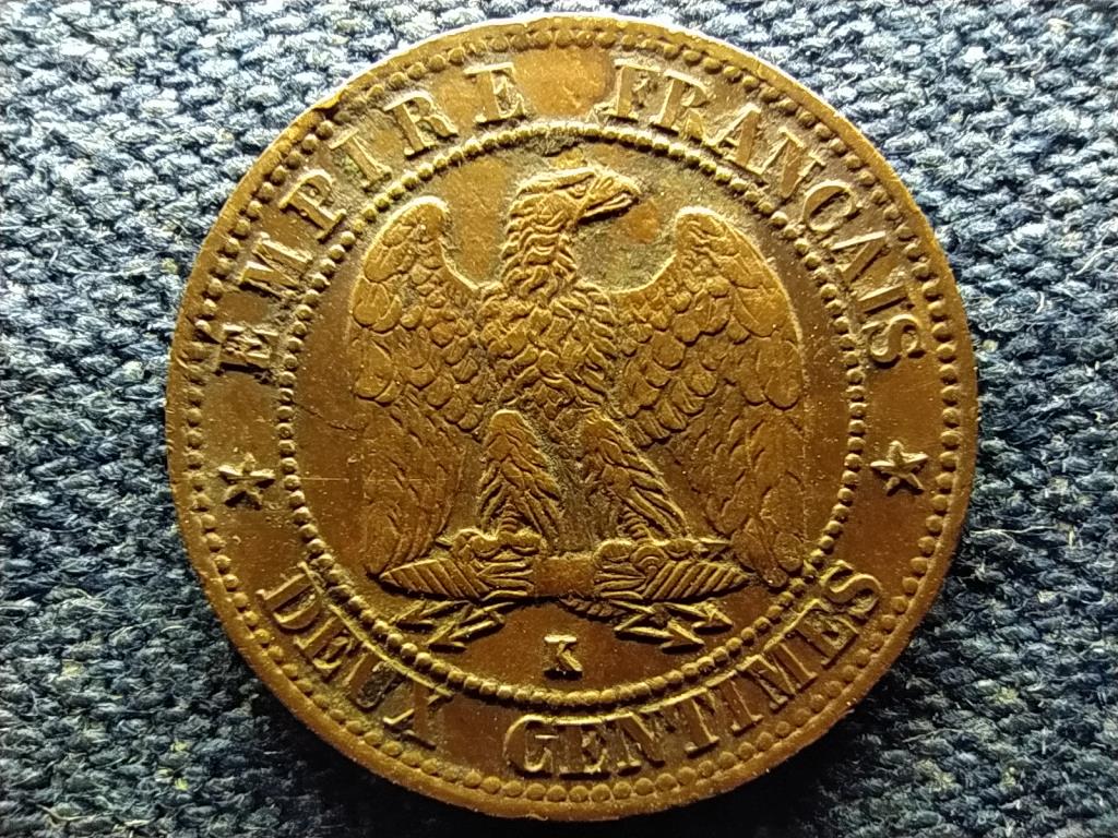 Franciaorsz&aacute;g III. Nap&oacute;leon (1852-1870) 2 Centimes