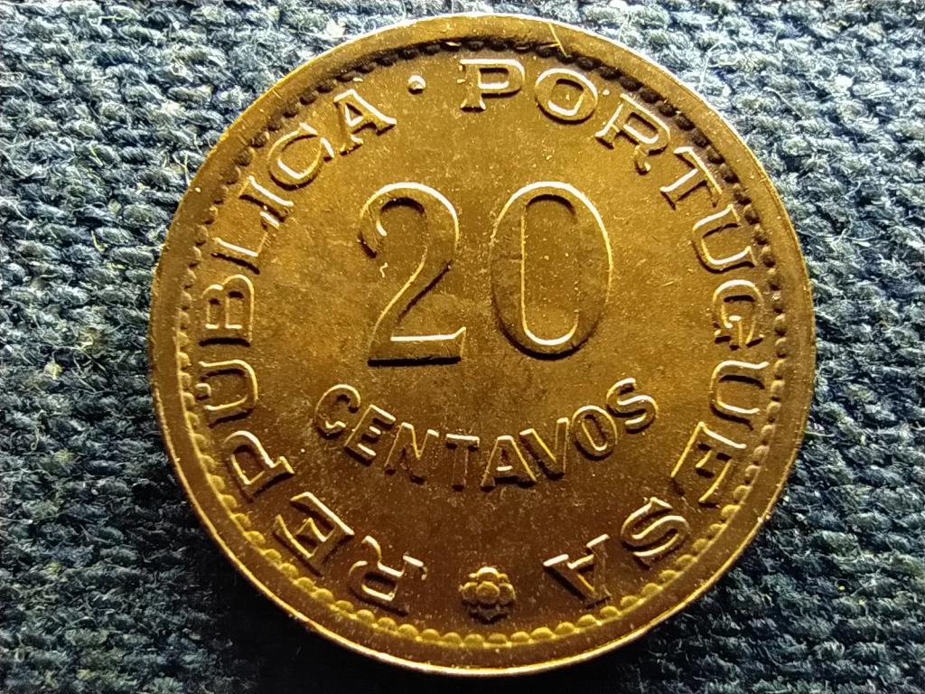 Sao Tom&eacute; &eacute;s Principe Portug&aacute;lia tengerent&uacute;li tartom&aacute;nya (1951-1975) 20 centavo
