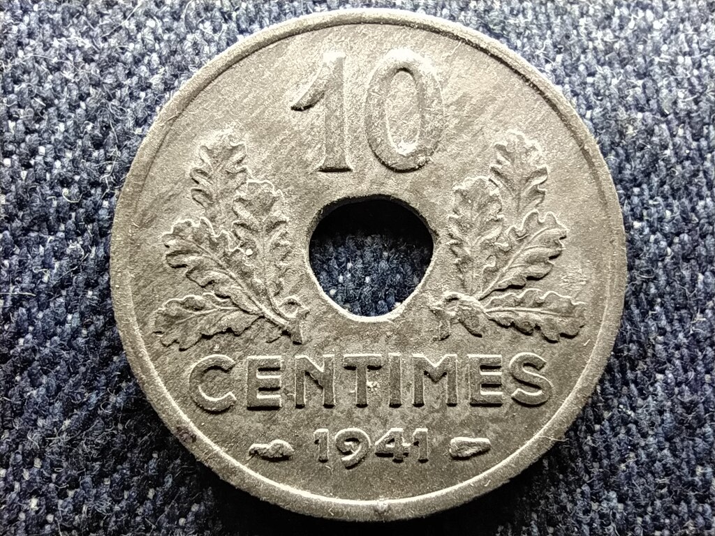 Franciaorsz&aacute;g Vichy &Aacute;llam (1940-1944) 10 Centimes