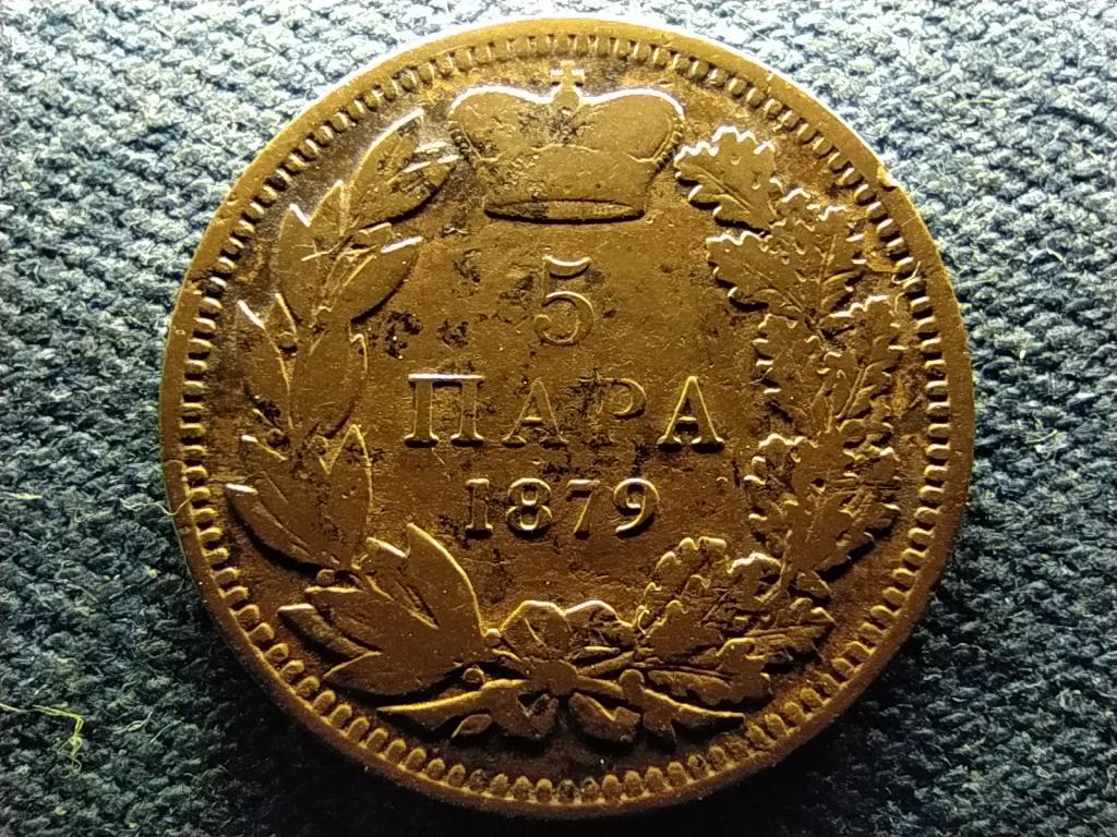 Szerbia IV: Mil&aacute;n (1868-1882) 5 Para