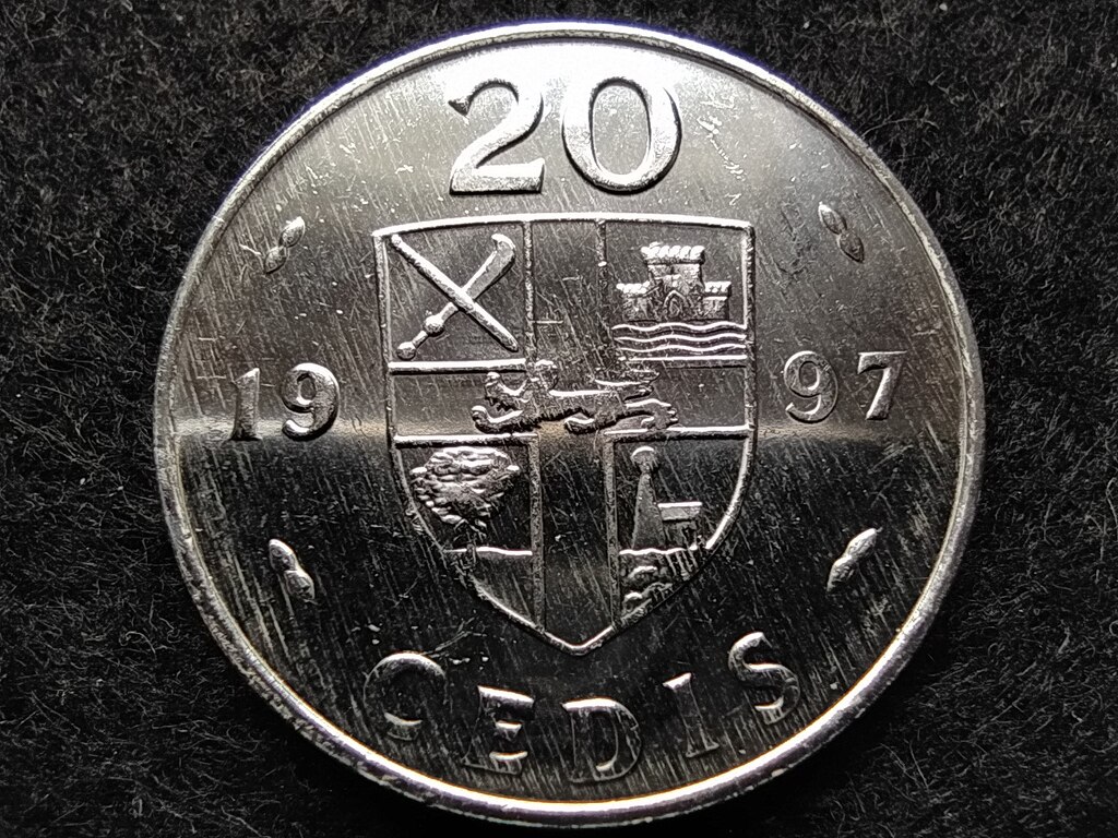 Gh&aacute;na K&ouml;zt&aacute;rsas&aacute;g (1960- ) 20 cedi