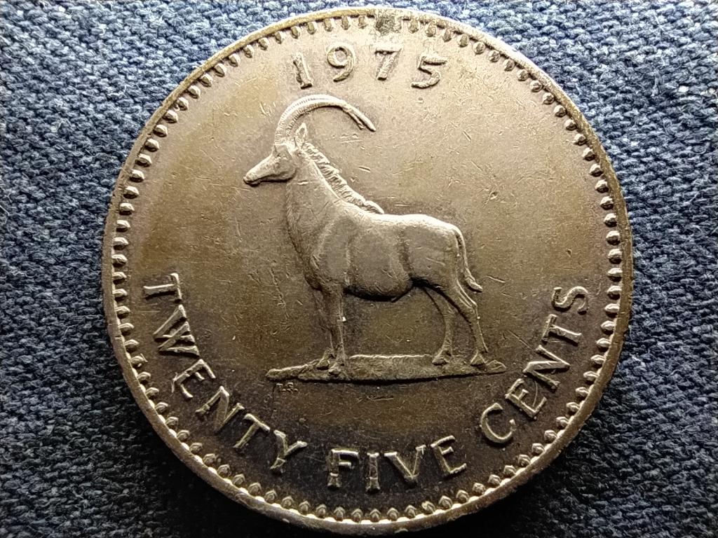 Zimbabwe K&ouml;zt&aacute;rsas&aacute;g (1970-1979) 25 cent