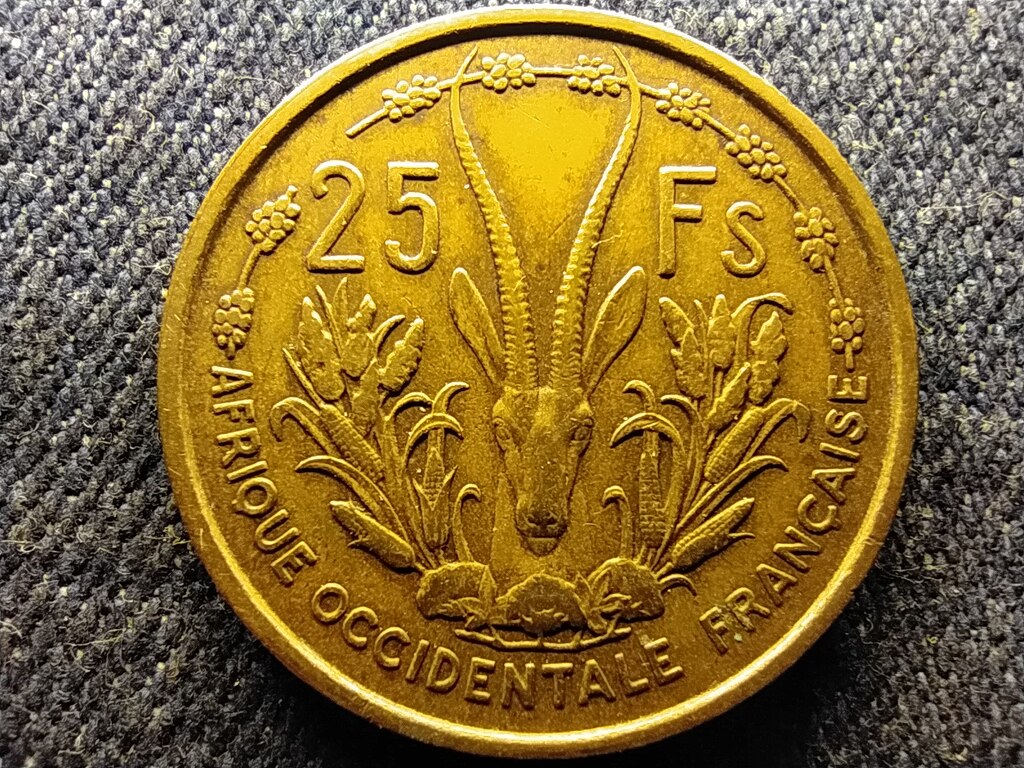 Nyugat-Afrikai &Aacute;llamok Francia Uni&oacute; (1946-1958) 25 Frank