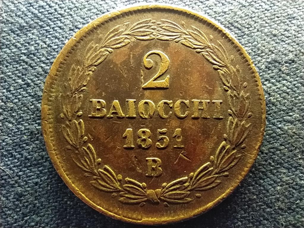 P&aacute;pai &aacute;llam IX. Pius 2 baiocco